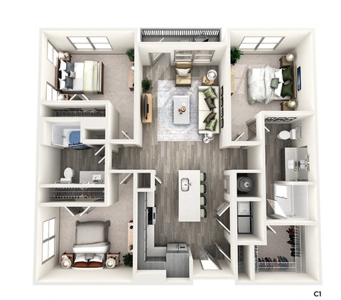 a floor plan of a 1 bedroom apartment at princeton court apartments in dallas, tx